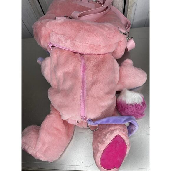 New! Dolls Kill x Popples Pink Purple Large Plush Backpack - Pink Bag main image 7